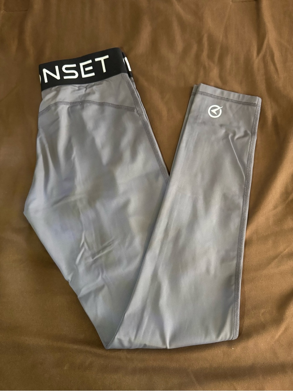 ONSET Grey High-Waist Performance Leggings